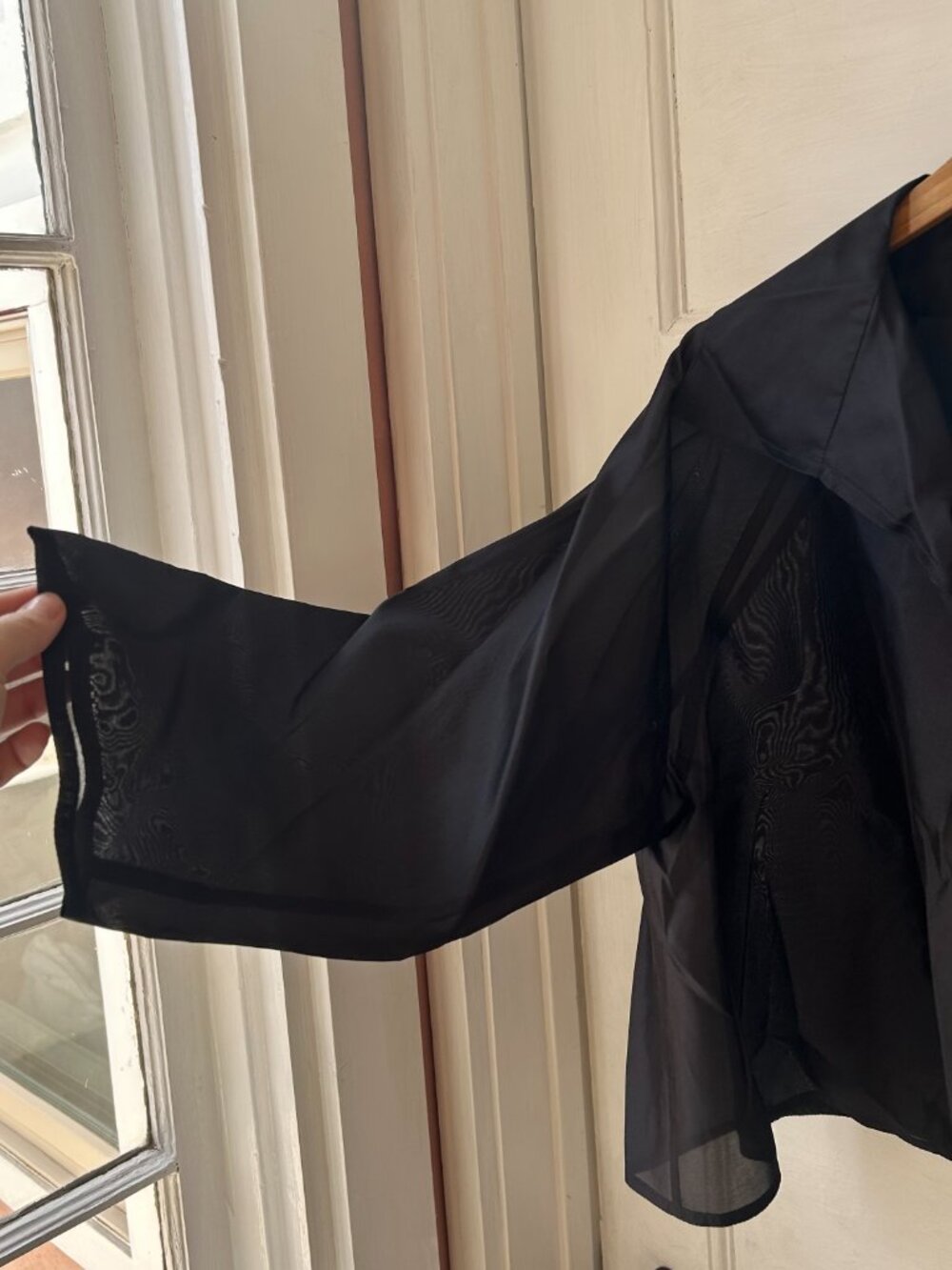 Zoran 100% Silk Organza Jacket - Picture 4 of 9